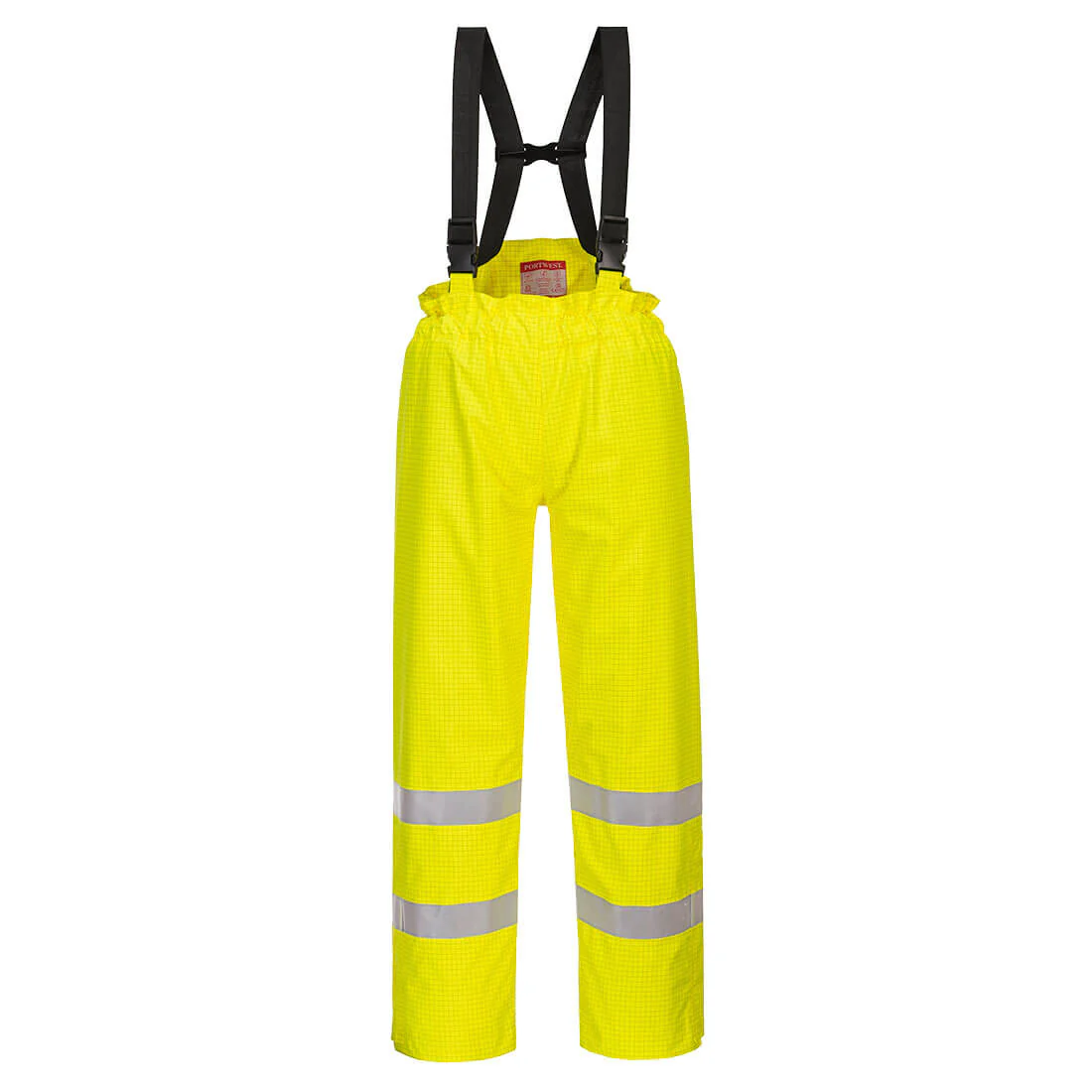 Portwest Bizflame Rain Lined Hi-Vis Antistatic FR Trouser - Image 2