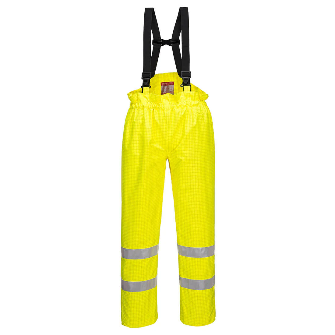 Portwest Bizflame Rain Unlined Hi-Vis Antistatic FR Trouser - Image 2