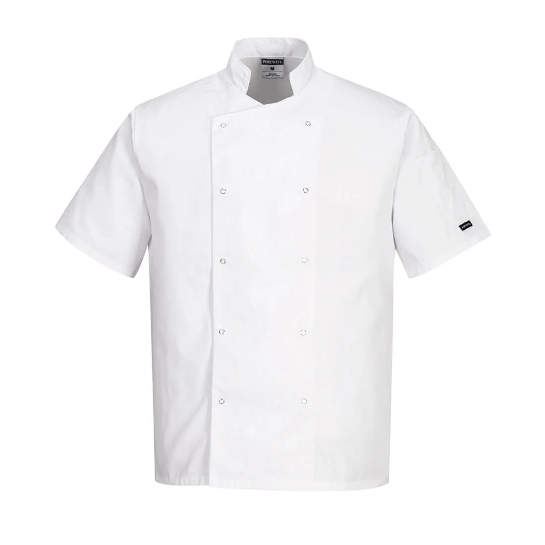 Portwest Cumbria Chefs Jacket Short Sleeved - Image 3