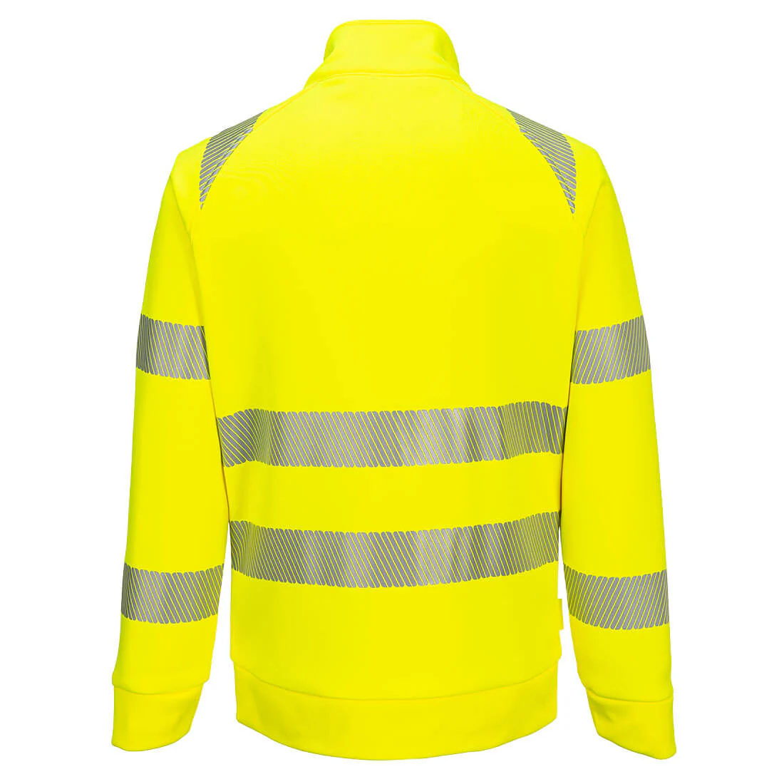Portwest DX477 - DX4 Hi-Vis Funnel Neck Zipped Sweatshirt - Image 4