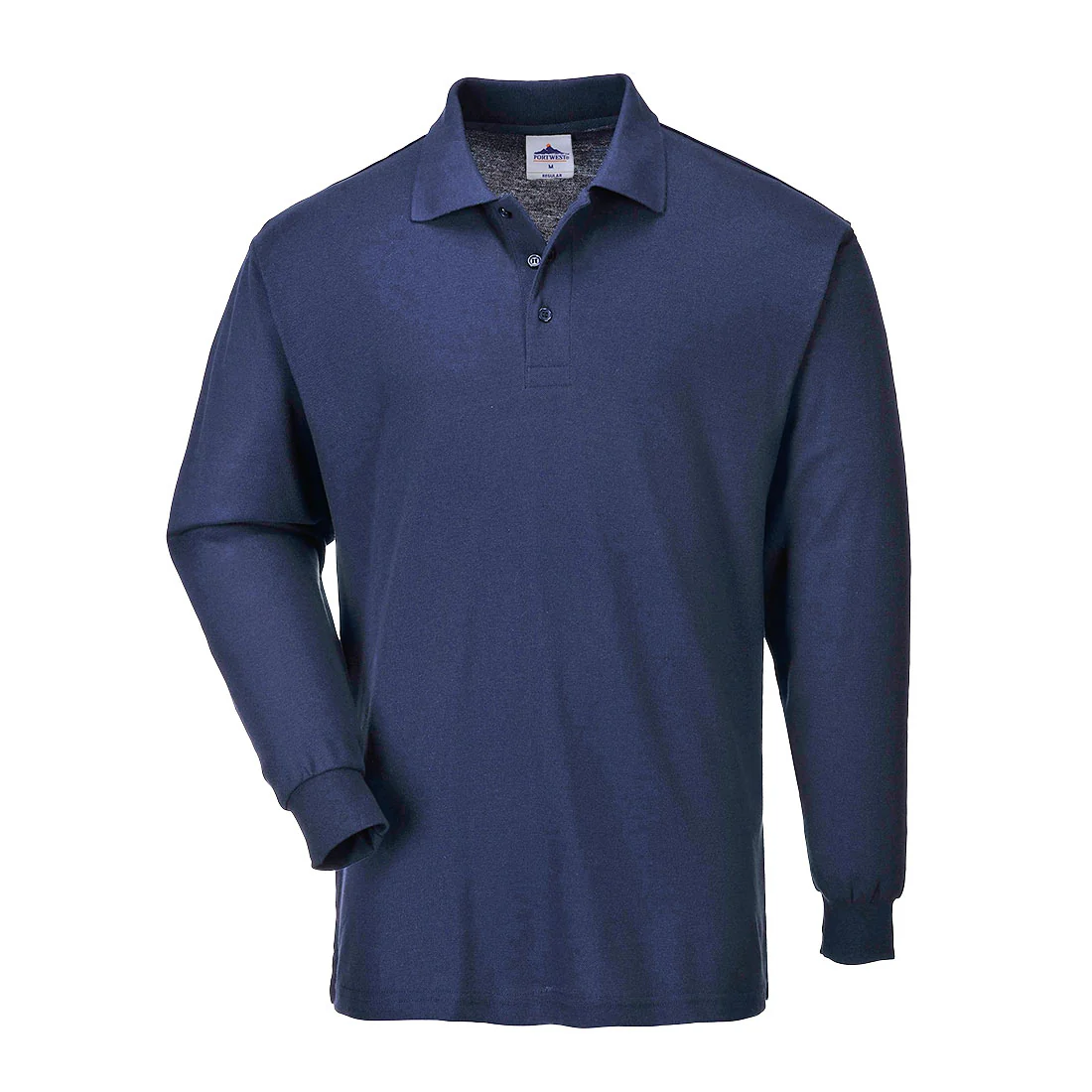 Portwest Genoa Long Sleeved Polo Shirt - Image 3