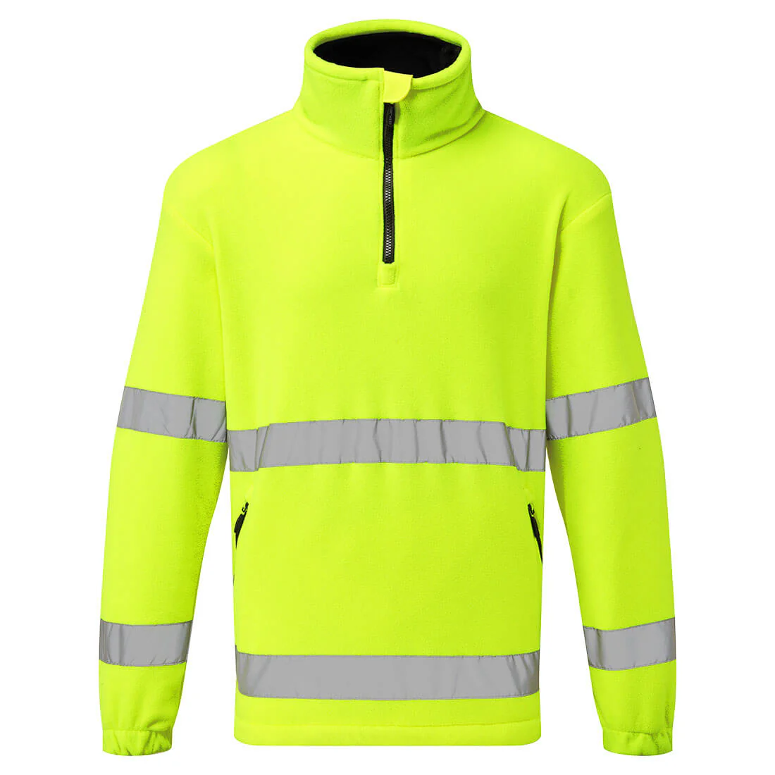 Portwest Hi-Vis 1/2 Zip Fleece - Image 2