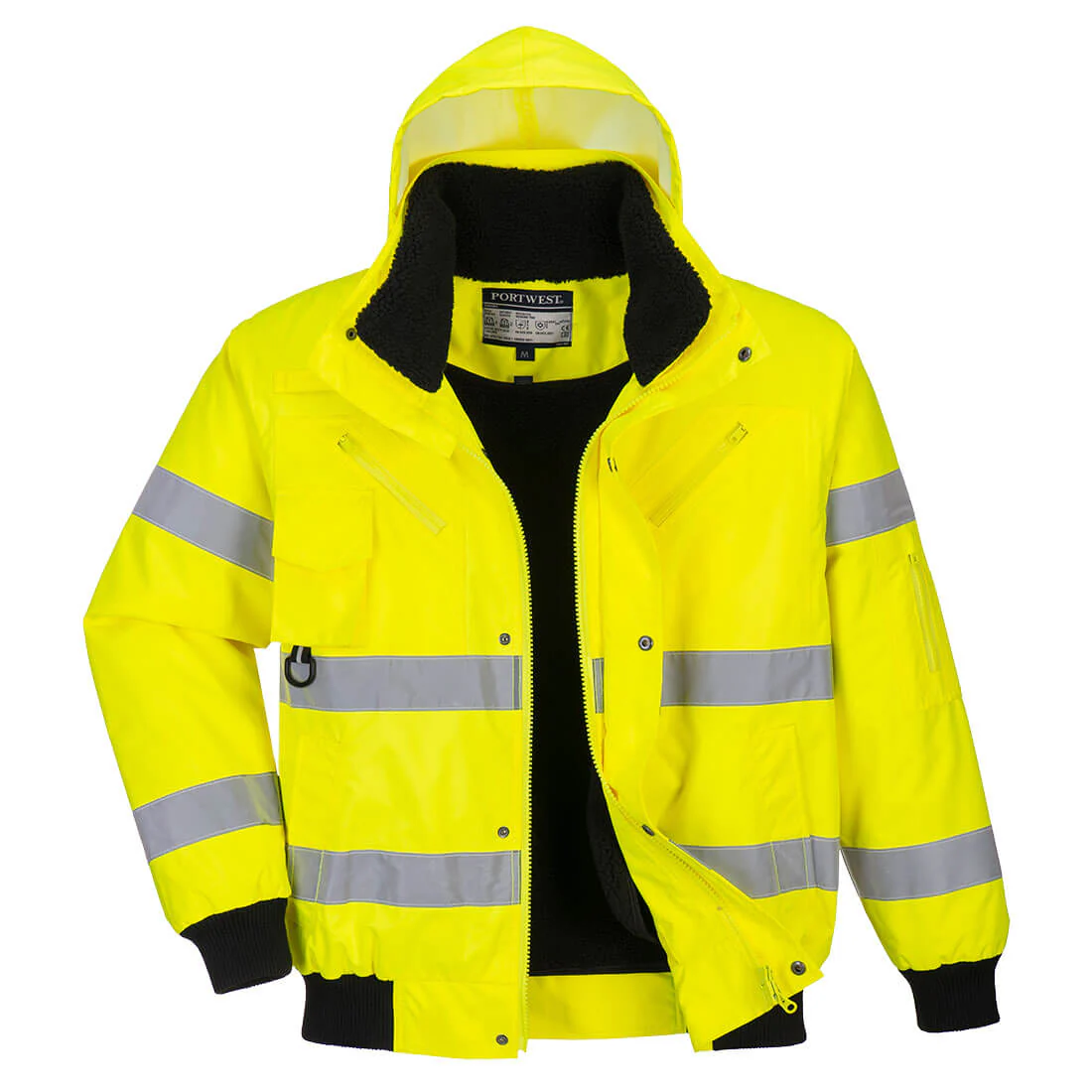 Portwest Hi-Vis 3-in-1 Bomber Jacket - Image 2