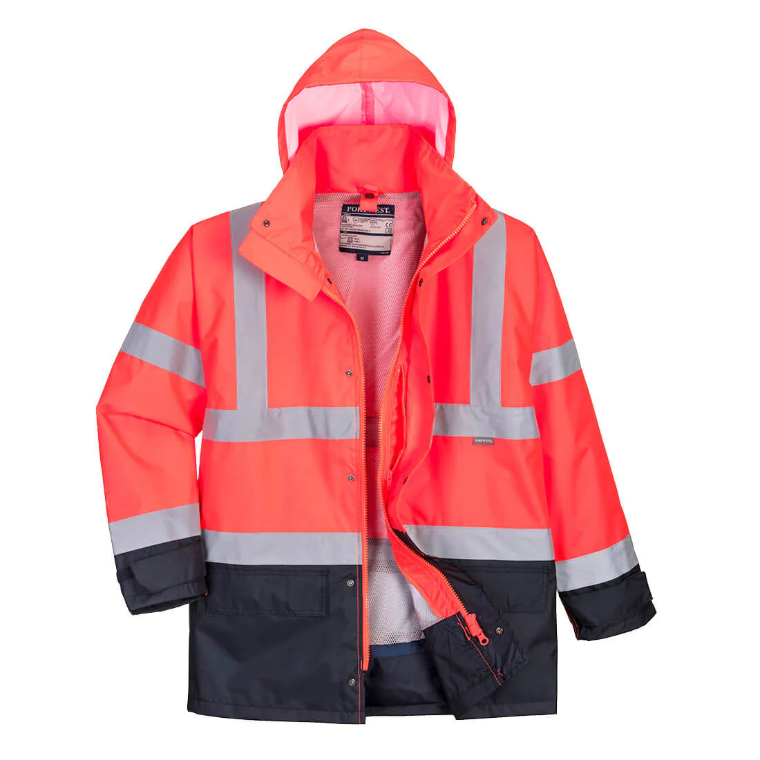 Portwest Hi-Vis 5-in-1 Contrast Executive Jacket - Image 2