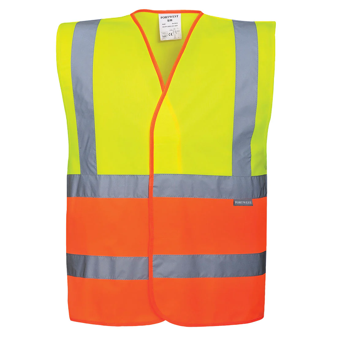 Portwest Hi-Vis Band and Brace Contrast Vest