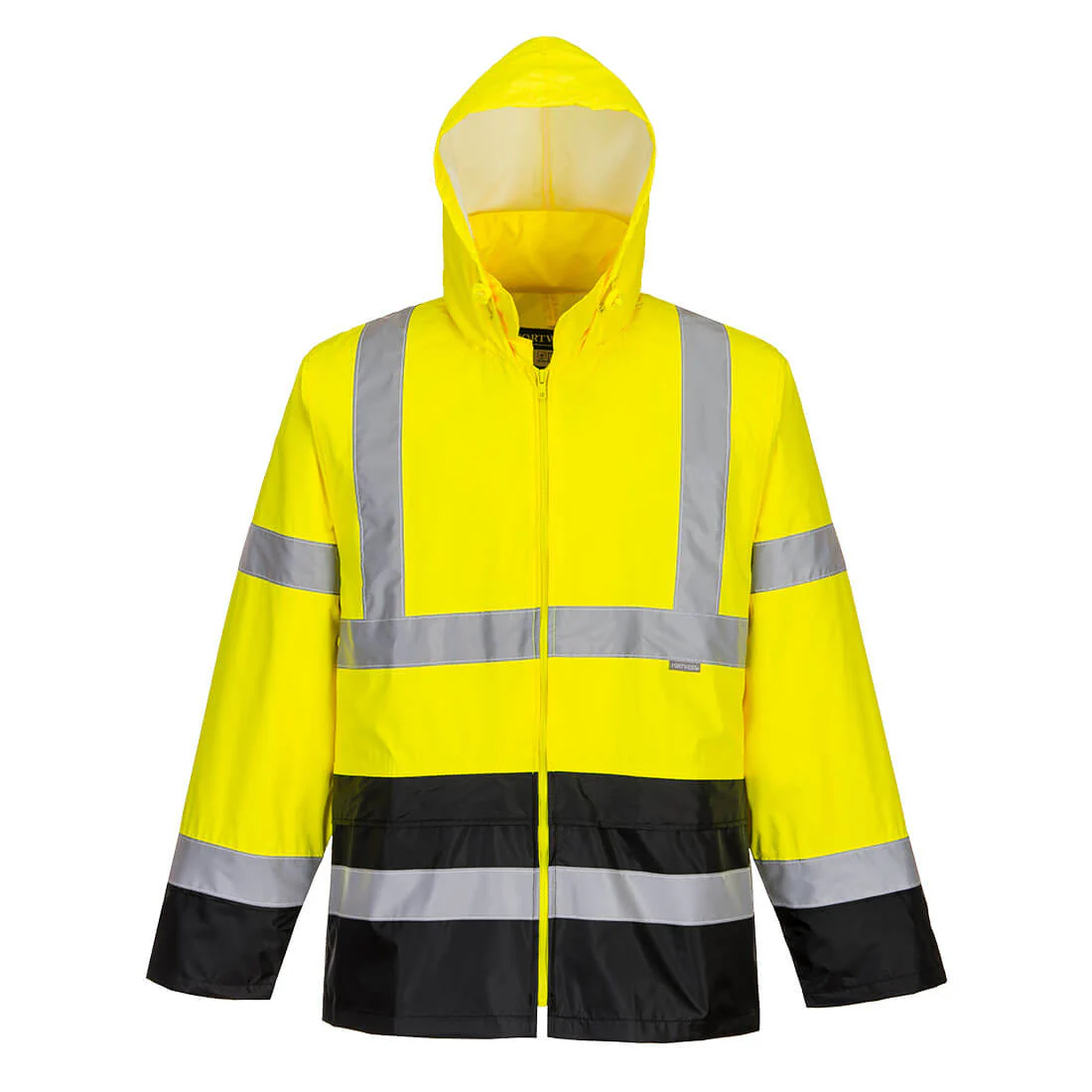 Portwest Hi-Vis Contrast Classic Rain Jacket - Image 2