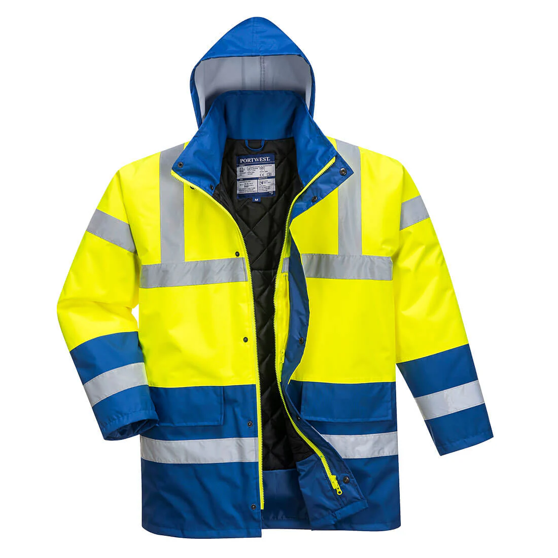 Portwest Hi-Vis Contrast Winter Traffic Jacket - Image 12