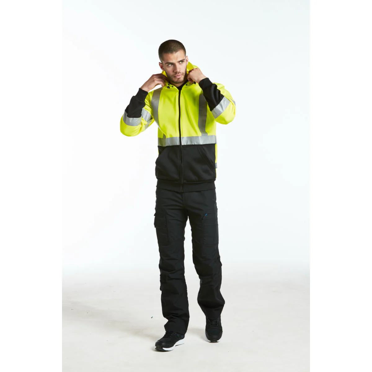 Portwest Hi-Vis Contrast Zipped Hoodie - Image 5