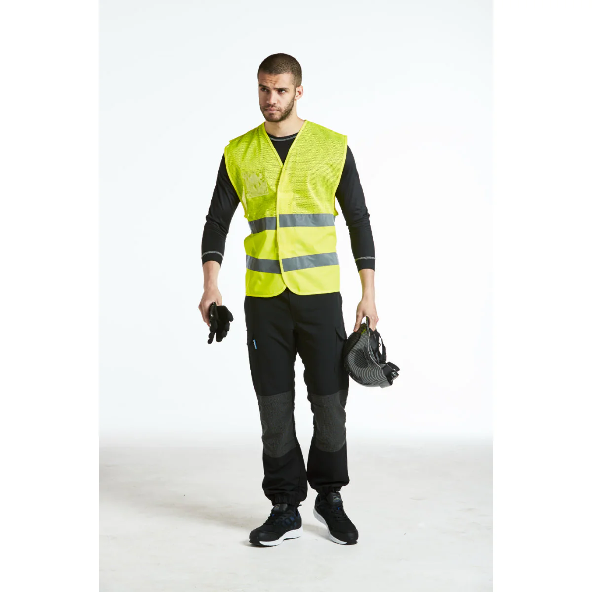 Portwest Hi-Vis Half Mesh Two Band Vest - Image 5