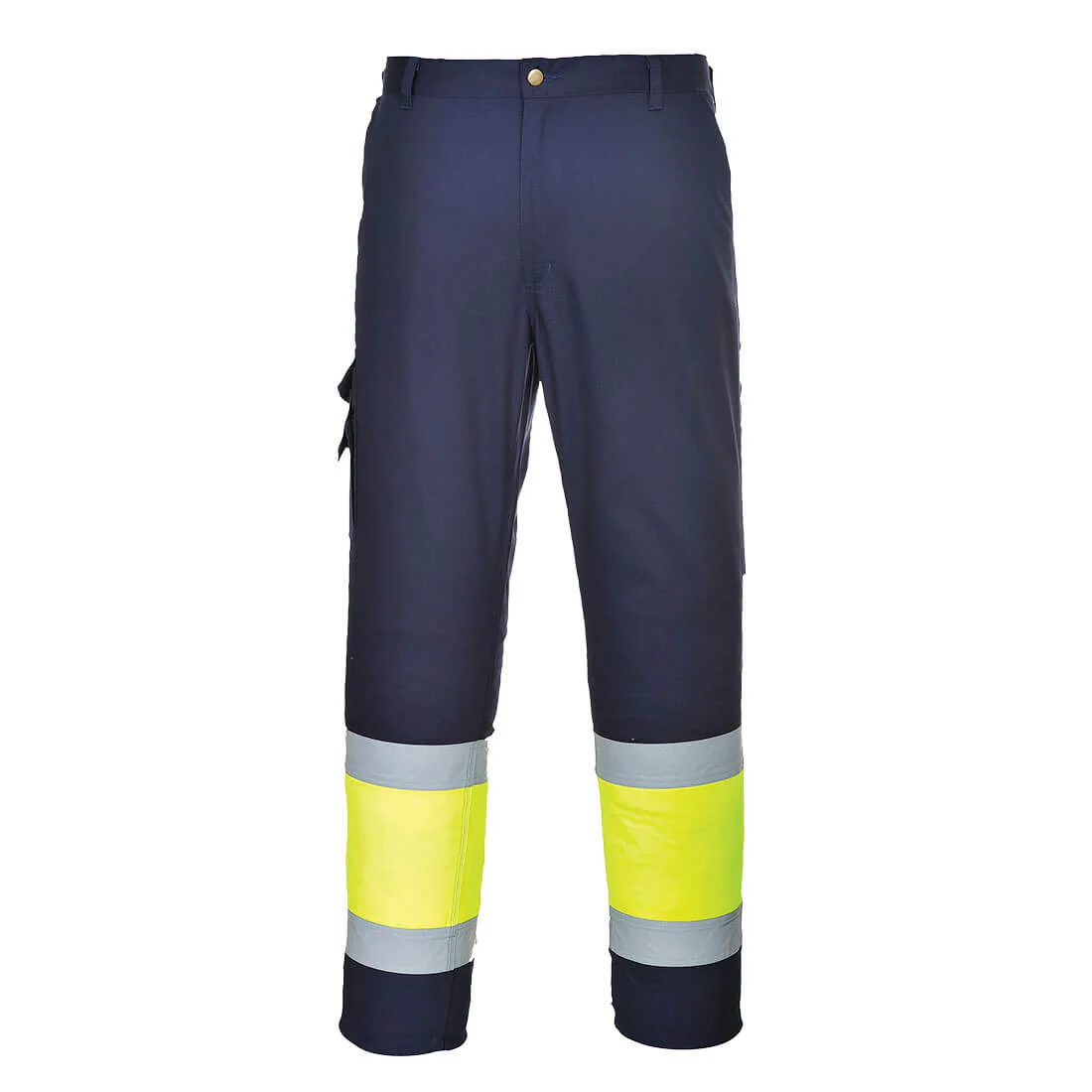 Portwest Hi-Vis Lightweight Contrast Class 1 Service Trouser - Image 3