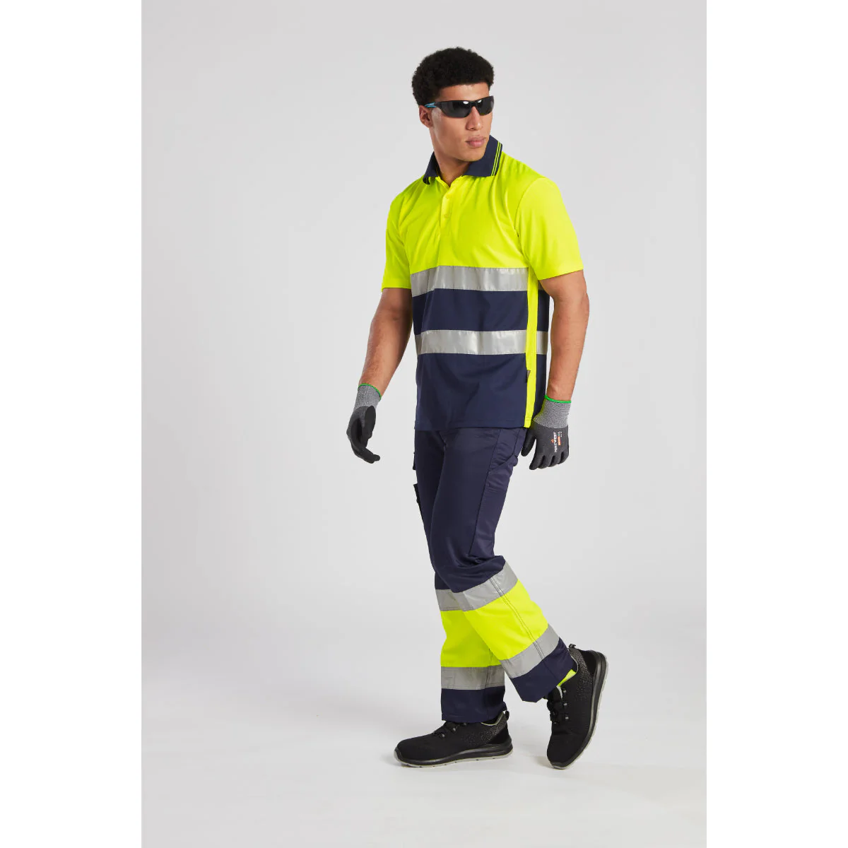 Portwest Hi-Vis Lightweight Contrast Class 1 Service Trouser - Image 7