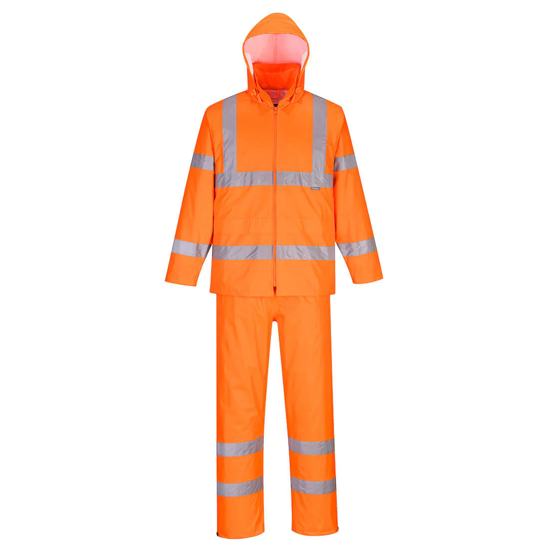 Portwest Hi-Vis Packaway Rain Suit - Image 3