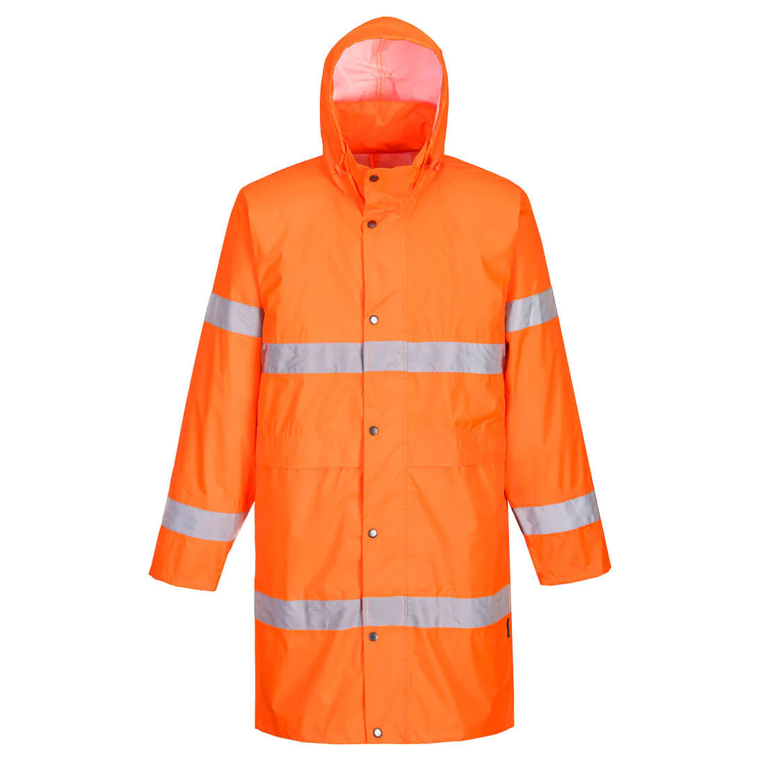 Portwest Hi-Vis Rain Coat 100cm - Image 3