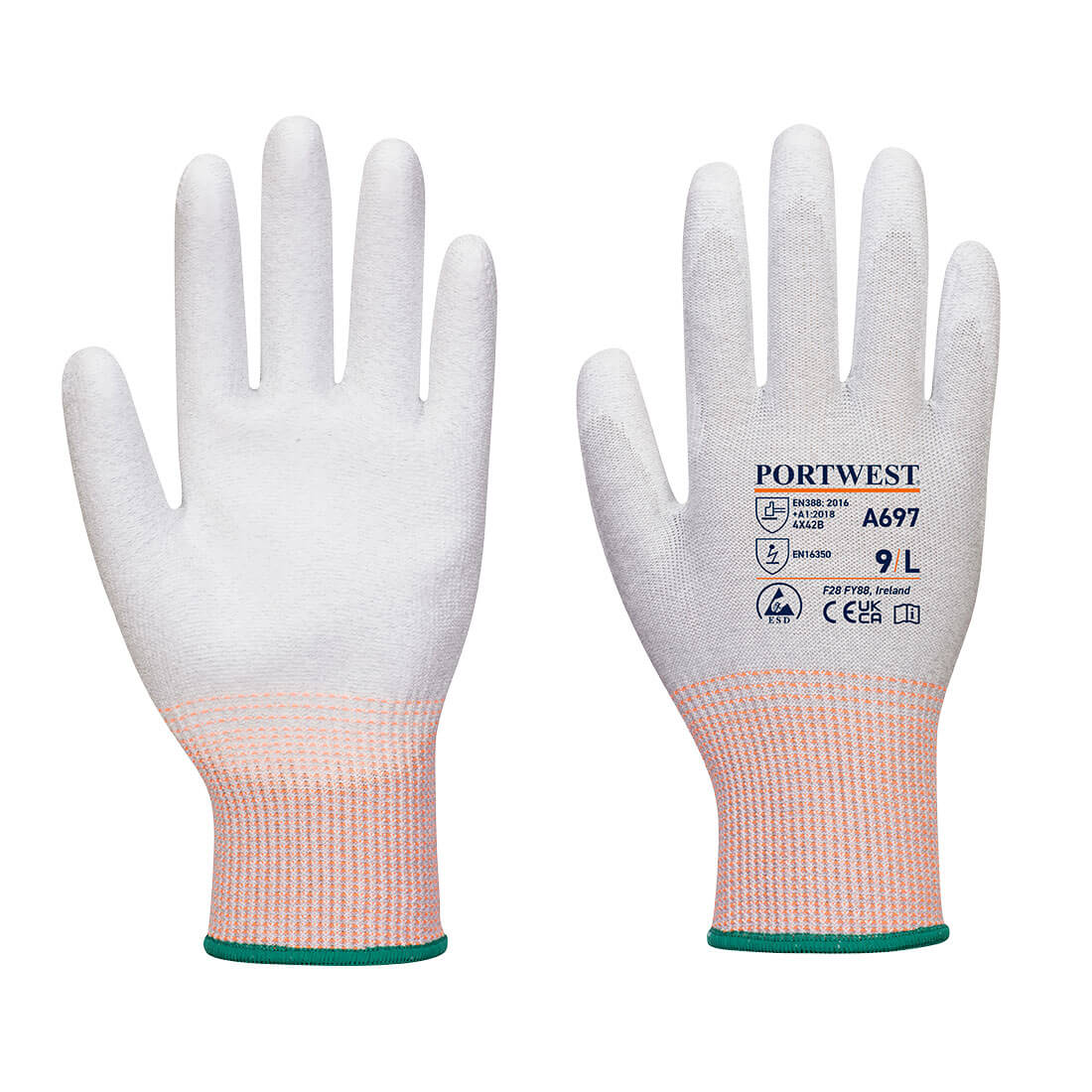 Portwest LR13 ESD PU Palm Glove (12 Pack)
