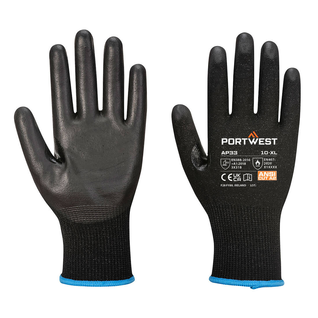 Portwest LR15 PU Touchscreen Glove (12 Pack)