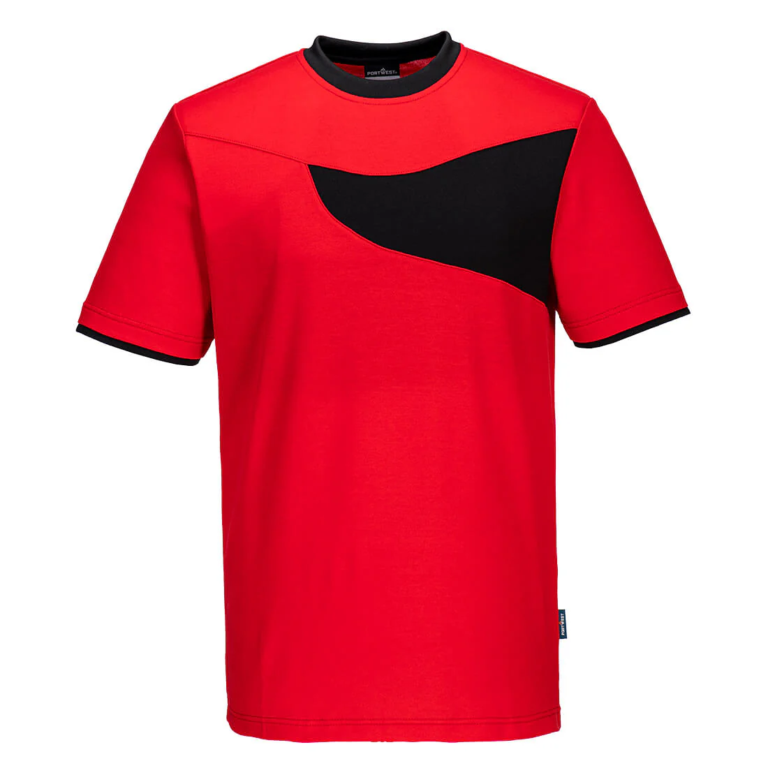 Portwest PW2 Cotton Comfort T-Shirt Short Sleeved - Image 3