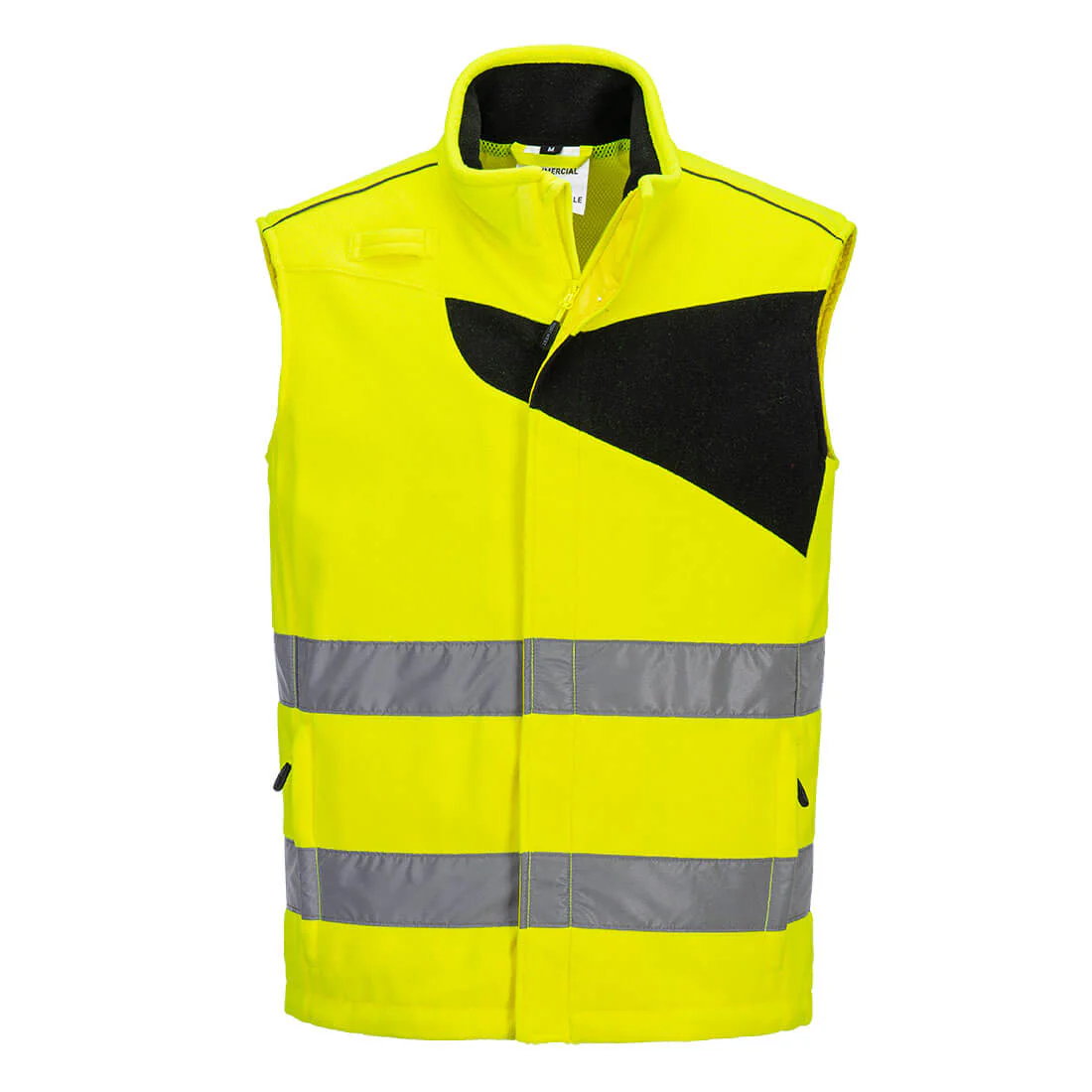 Portwest PW2 Hi-Vis Fleece Bodywarmer - Image 2