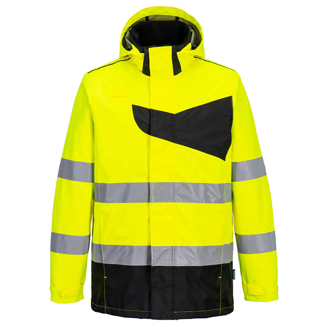 Portwest PW2 Hi-Vis Rain Jacket - Image 2