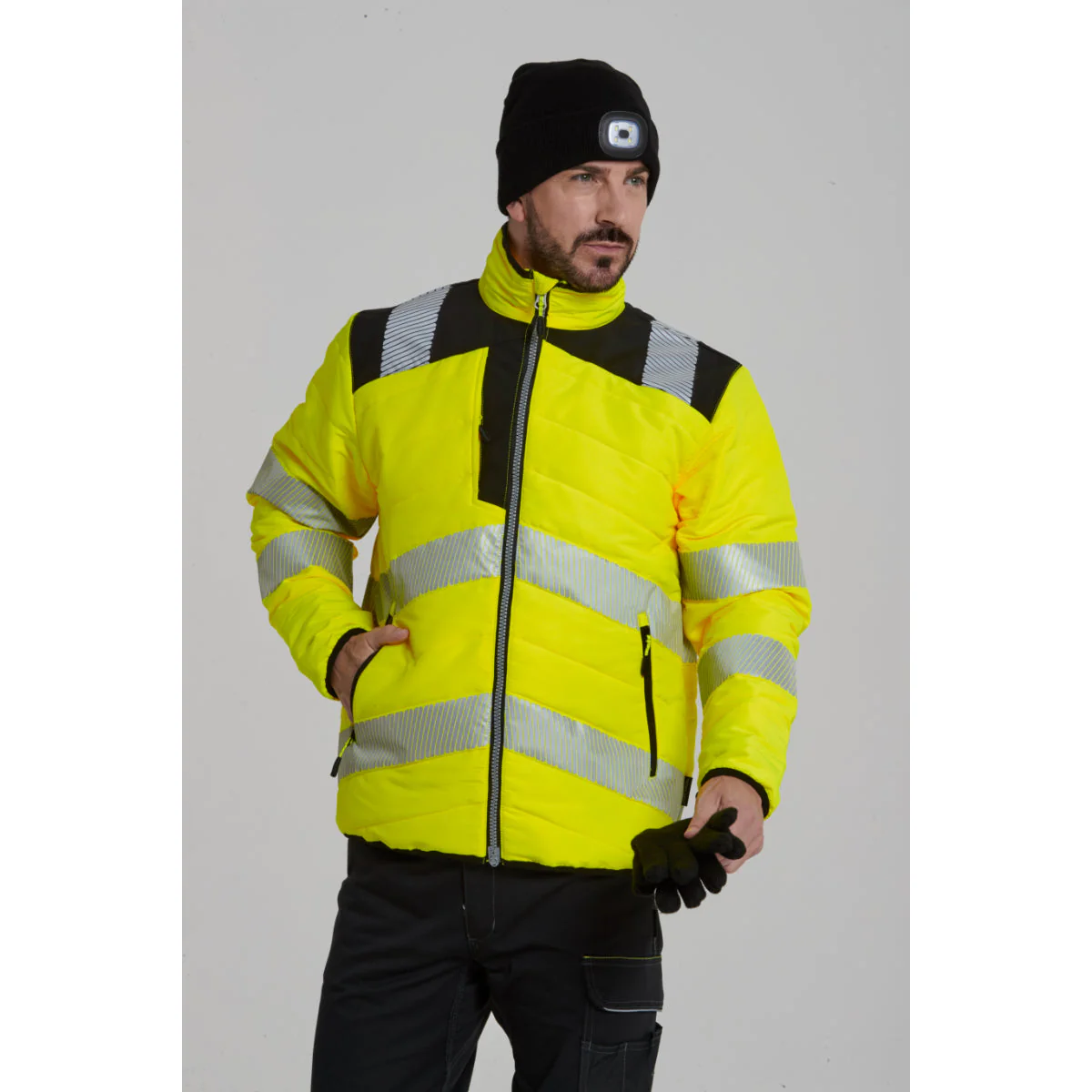 Portwest PW3 Hi-Vis Baffle Jacket - PW371 - Image 14