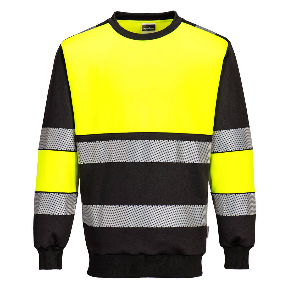 Portwest PW3 Hi-Vis Class 1 Sweatshirt - Image 2