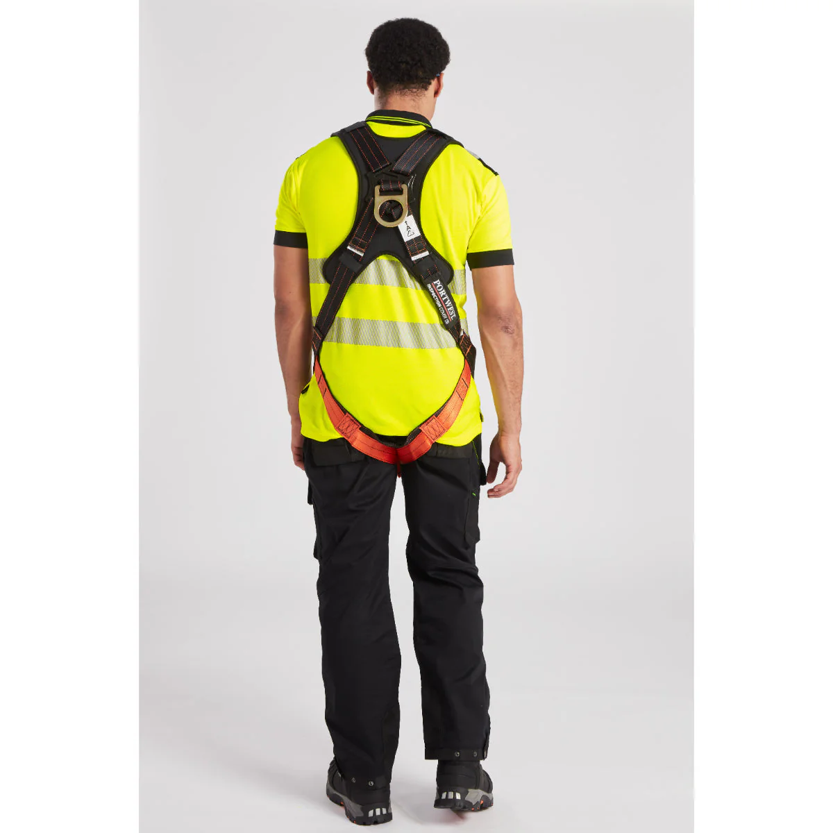 Portwest PW3 Hi-Vis Cotton Comfort Short Sleeve Polo Shirt - Orange/Yellow - T180 - Image 13