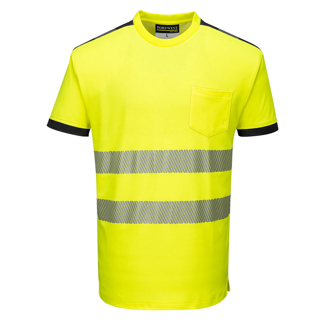 Portwest PW3 Hi-Vis Cotton Comfort T-Shirt Short Sleeved - T181 - Image 18