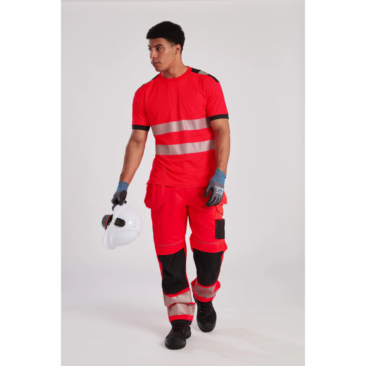Portwest PW3 Hi-Vis Cotton Comfort T-Shirt Short Sleeved - T181 - Image 2