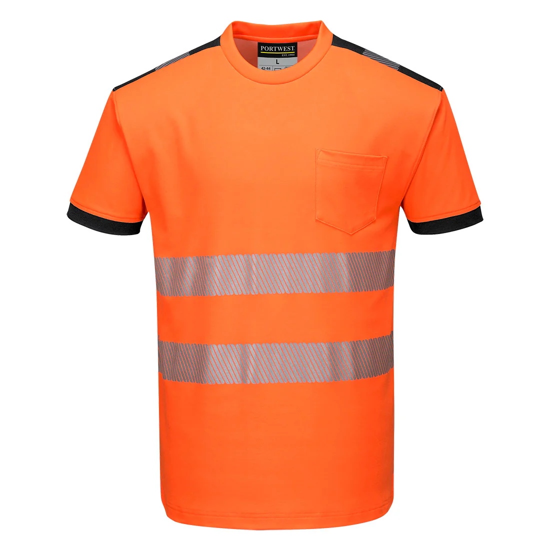 Portwest PW3 Hi-Vis Cotton Comfort T-Shirt Short Sleeved - T181 - Image 21