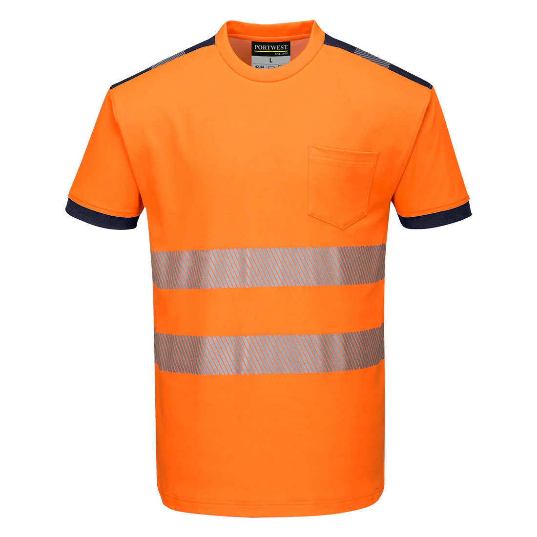Portwest PW3 Hi-Vis Cotton Comfort T-Shirt Short Sleeved - T181 - Image 22