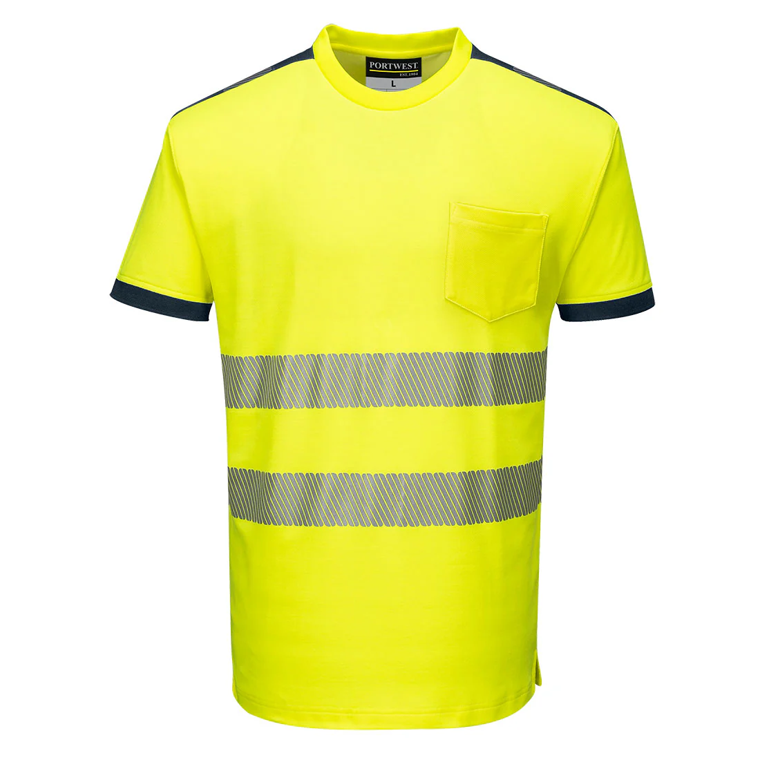 Portwest PW3 Hi-Vis Cotton Comfort T-Shirt Short Sleeved - T181 - Image 23