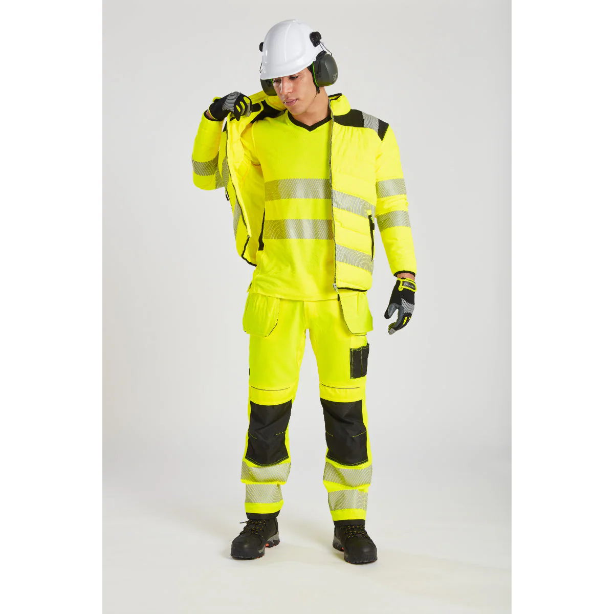 Portwest PW3 Hi-Vis Holster Pocket Work Trousers - Image 7