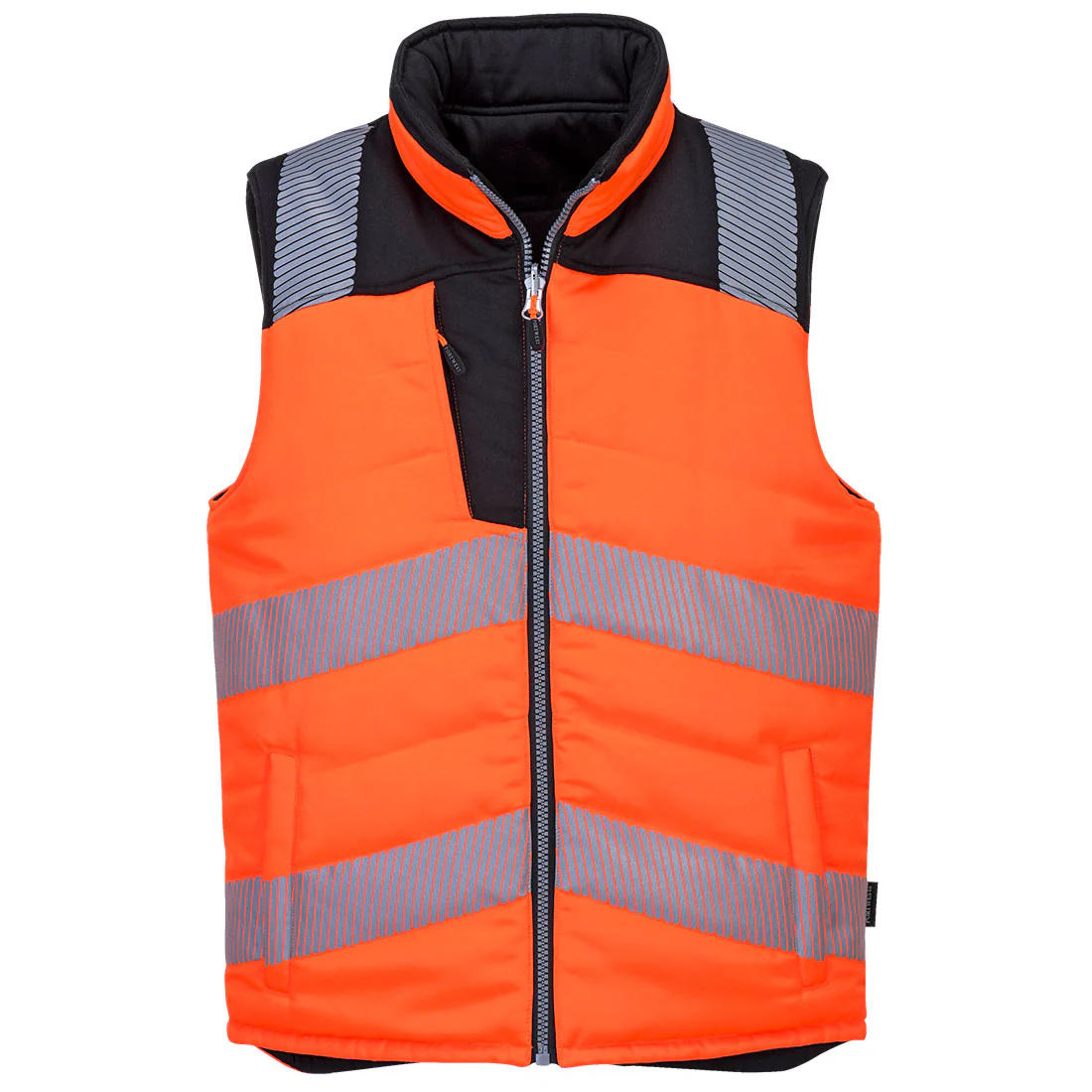 Portwest PW3 Hi-Vis Reversible Bodywarmer - Image 3
