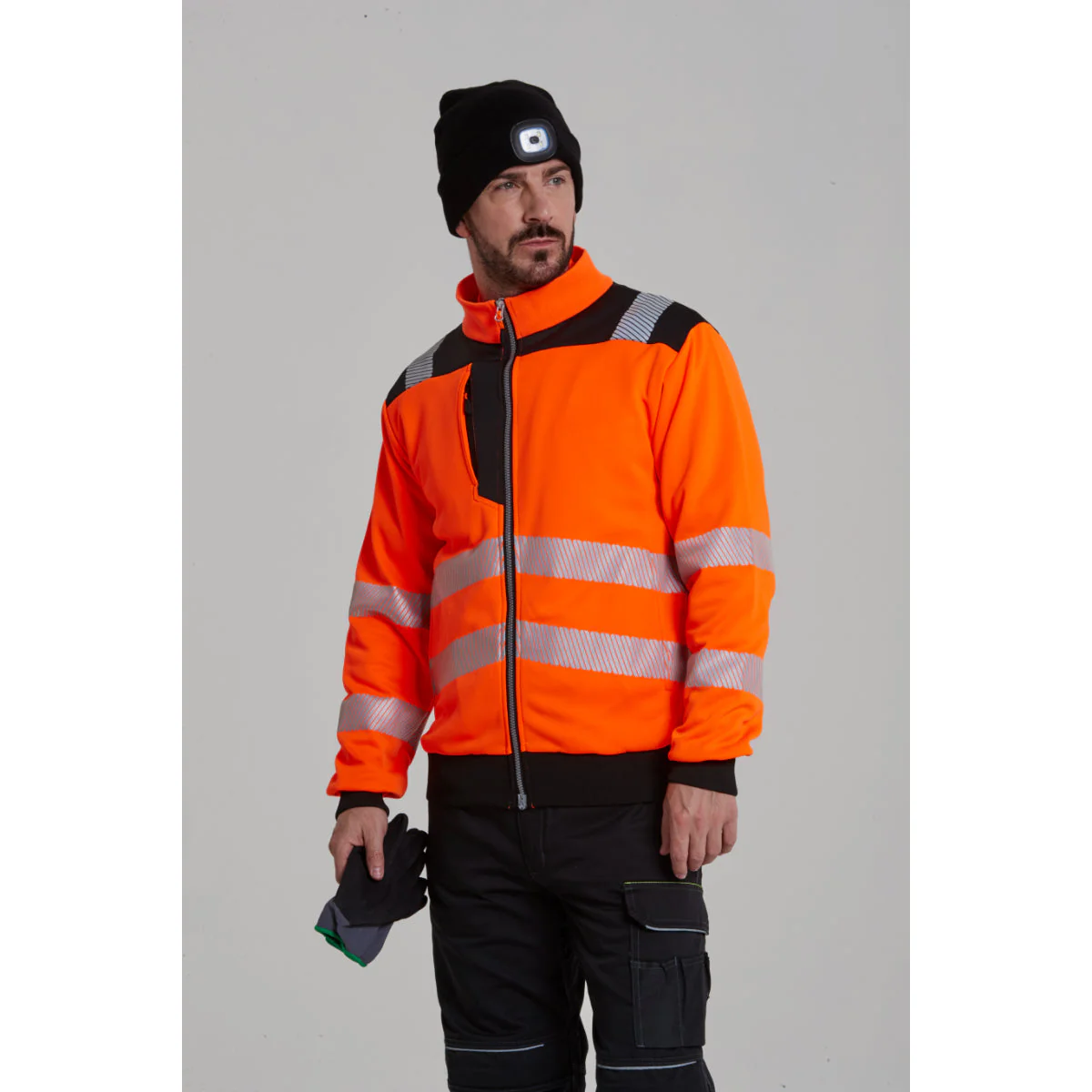 Portwest PW3 Hi-Vis Zip Sweatshirt - Image 3