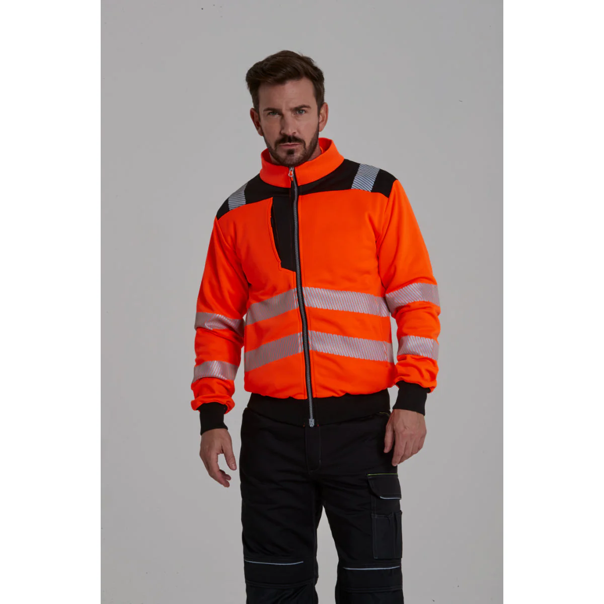Portwest PW3 Hi-Vis Zip Sweatshirt - Image 8
