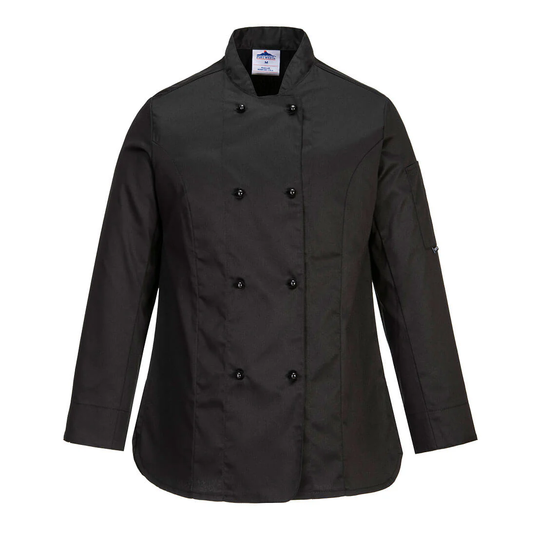 Portwest Rachel Women's Chefs Jacket Long Sleeved