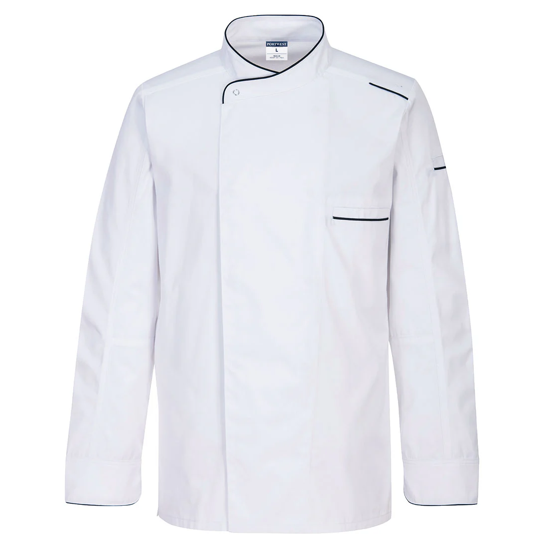 Portwest Surrey Chefs Jacket Long Sleeved - Image 2