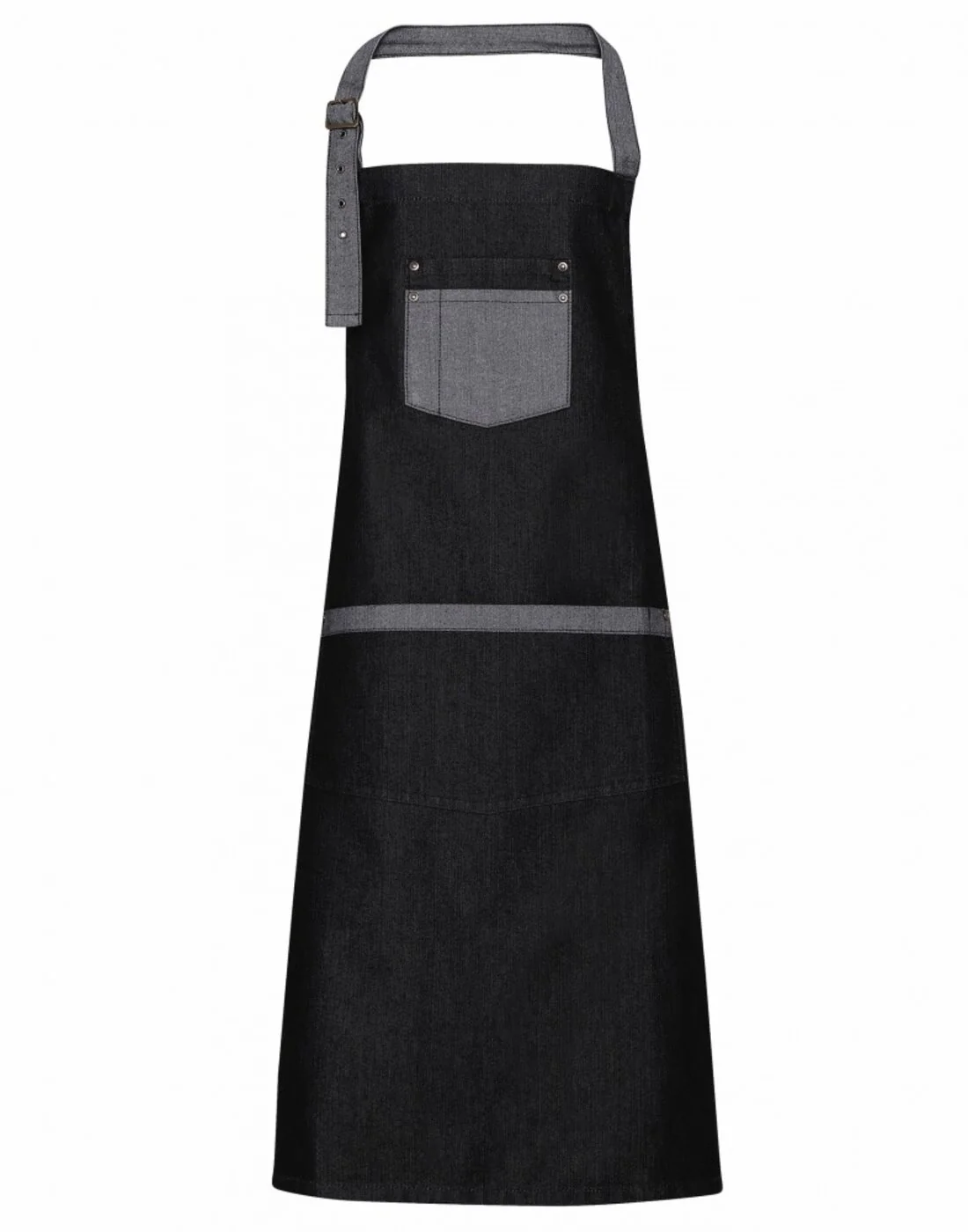 Premier 'Domain' Contrast Denim Bib Apron - Image 2