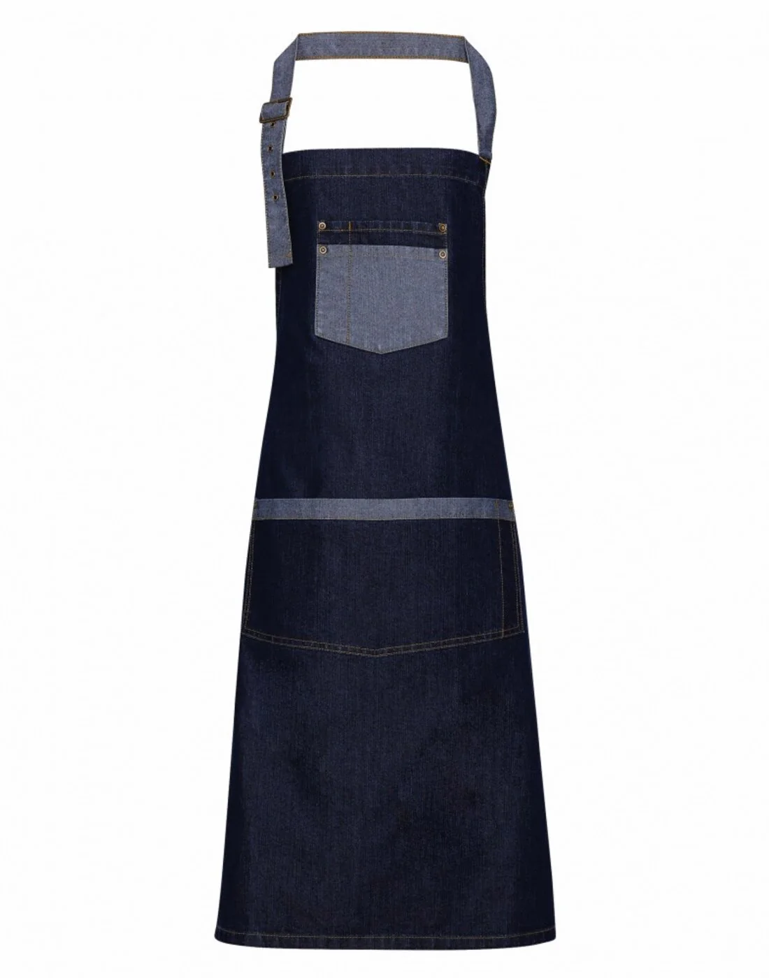 Premier 'Domain' Contrast Denim Bib Apron - Image 3