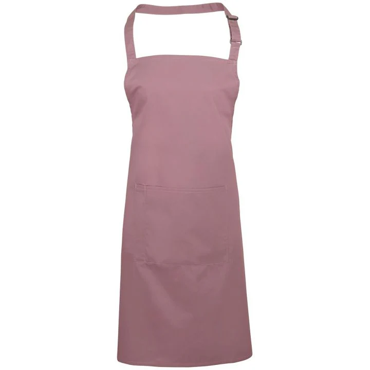 Premier Colours Collection Hospitality Bib Apron with Pockets - Image 41