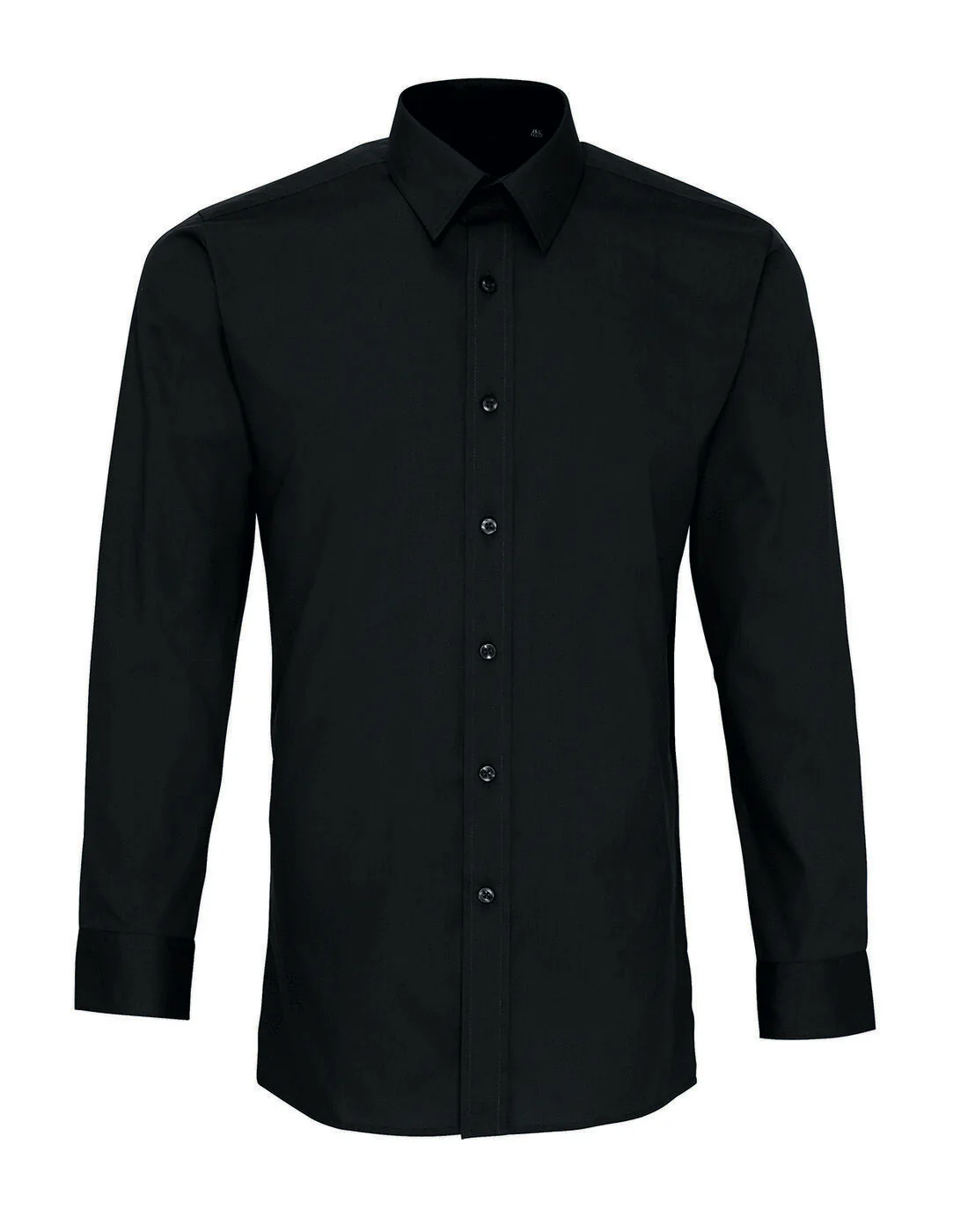 Premier Men's Long Sleeve Fitted Poplin Shirt - Image 3