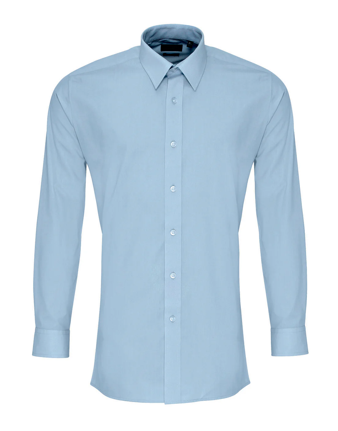 Premier Men's Long Sleeve Fitted Poplin Shirt - Image 5
