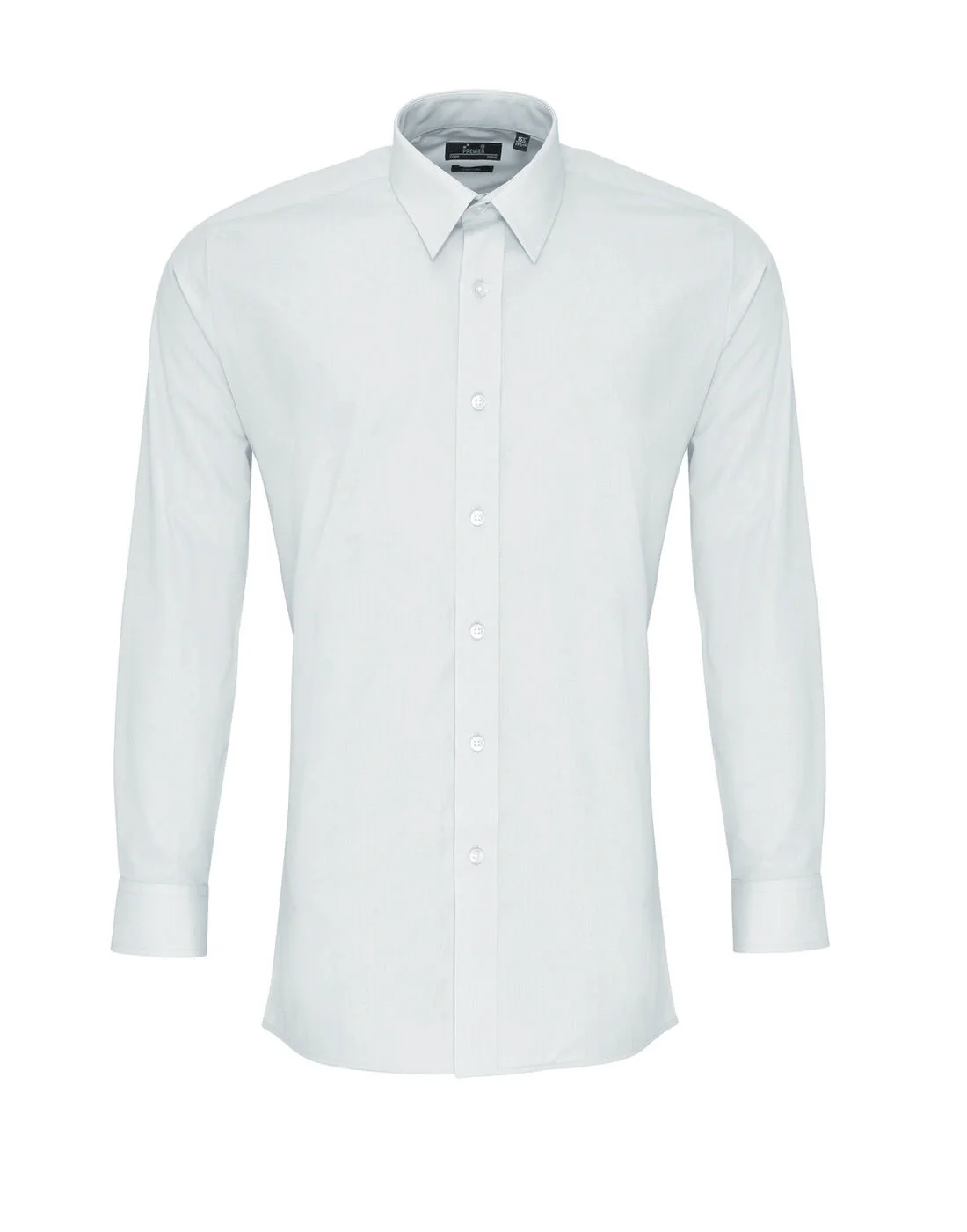 Premier Men's Long Sleeve Fitted Poplin Shirt - Image 7