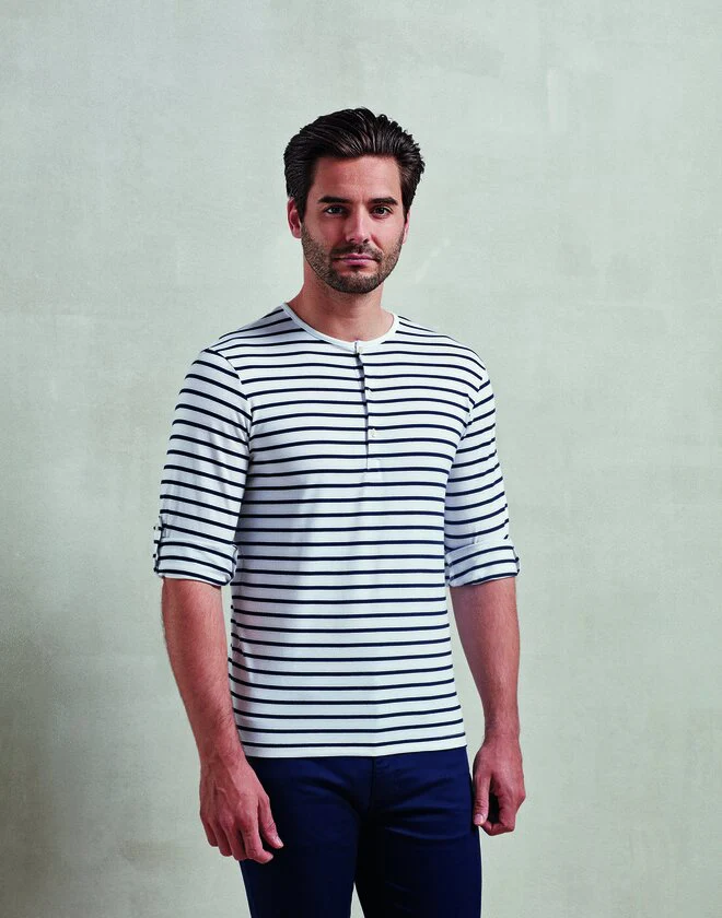 Premier Men's Long-John Roll Sleeve Tee - Image 3