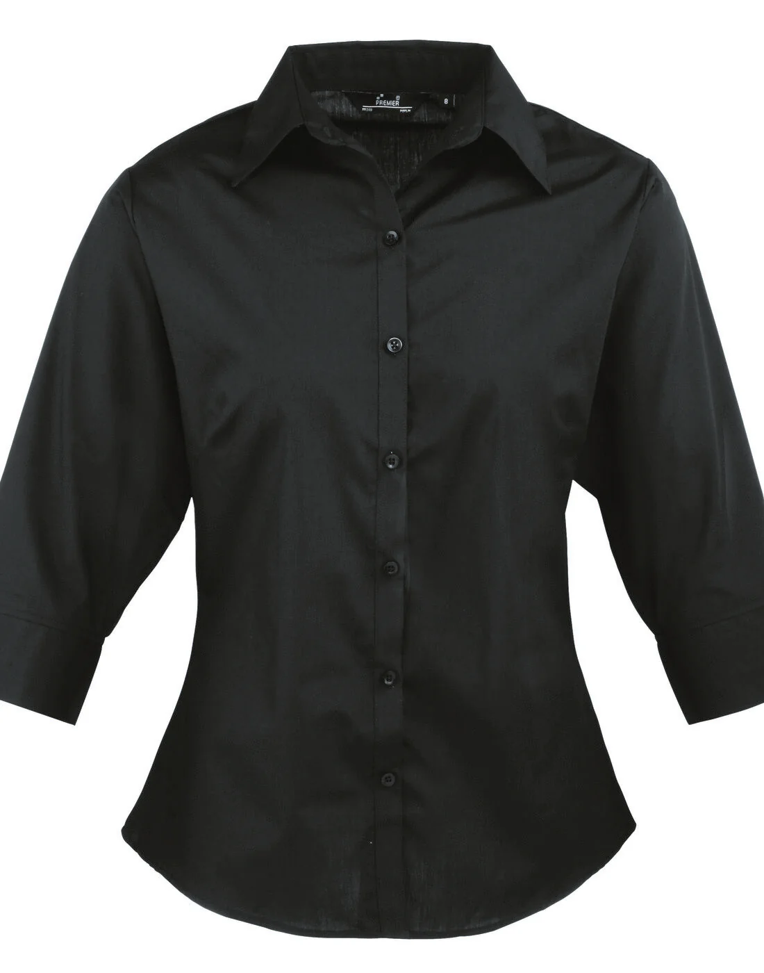 Premier Women's Poplin 3/4 Sleeve Blouse - Image 3