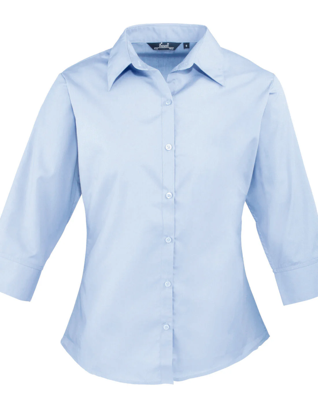 Premier Women's Poplin 3/4 Sleeve Blouse - Image 4