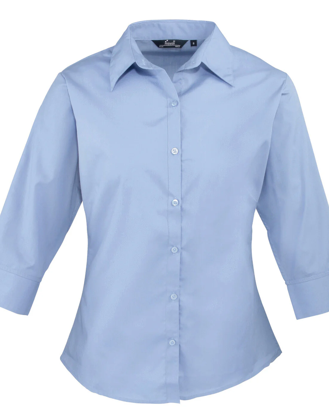 Premier Women's Poplin 3/4 Sleeve Blouse - Image 5