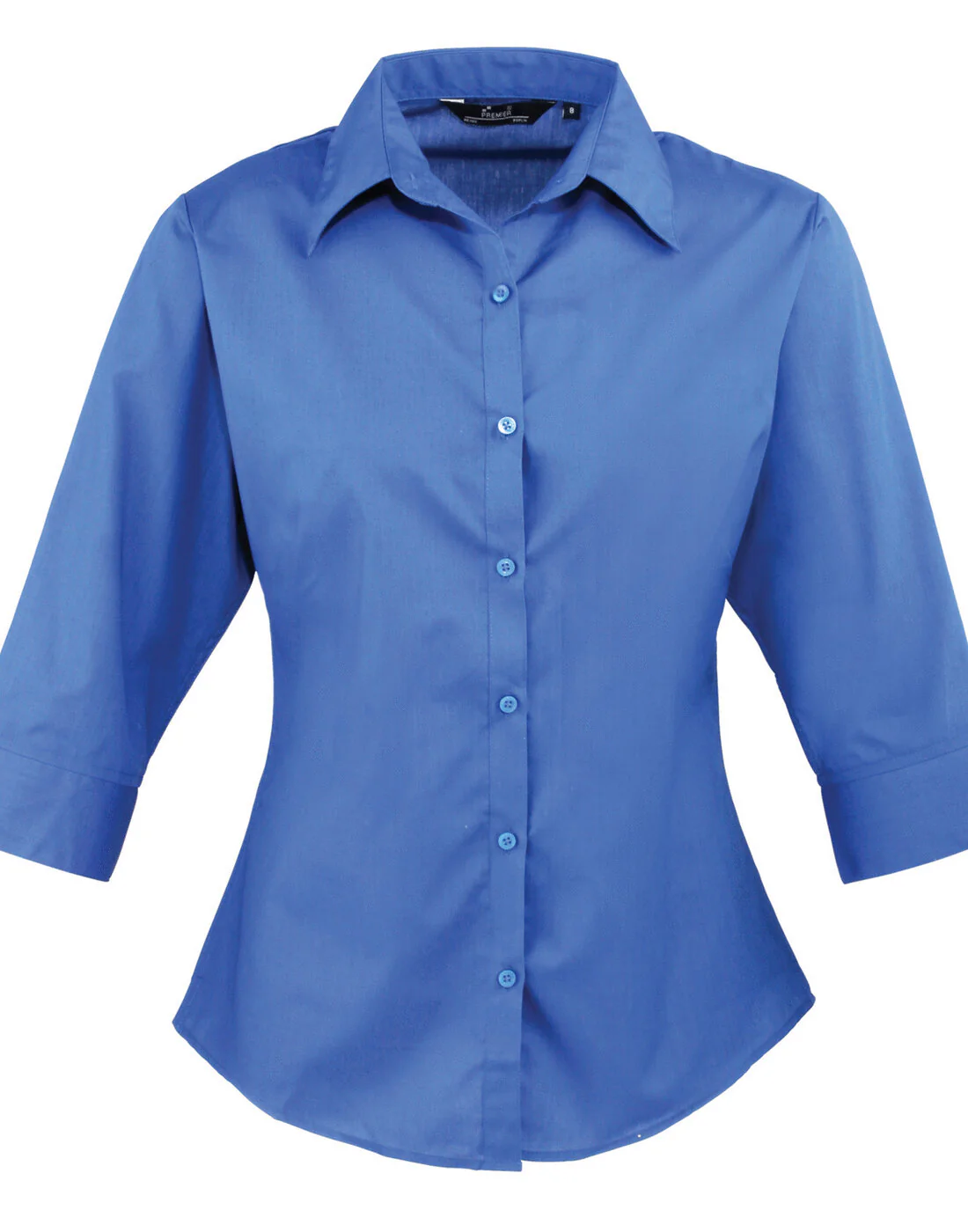 Premier Women's Poplin 3/4 Sleeve Blouse - Image 7
