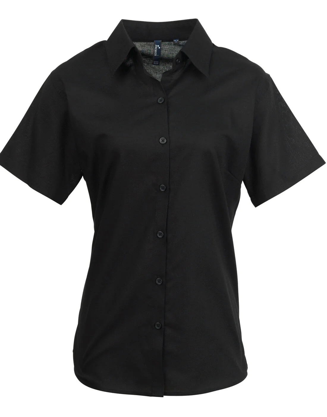 Premier Women's Short Sleeve Signature Oxford Blouse - Image 3
