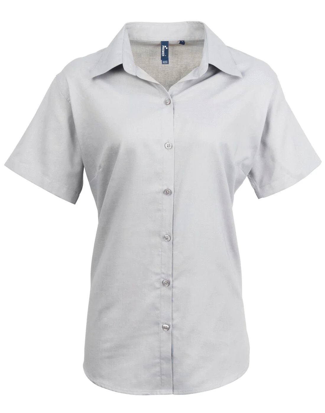 Premier Women's Short Sleeve Signature Oxford Blouse - Image 5