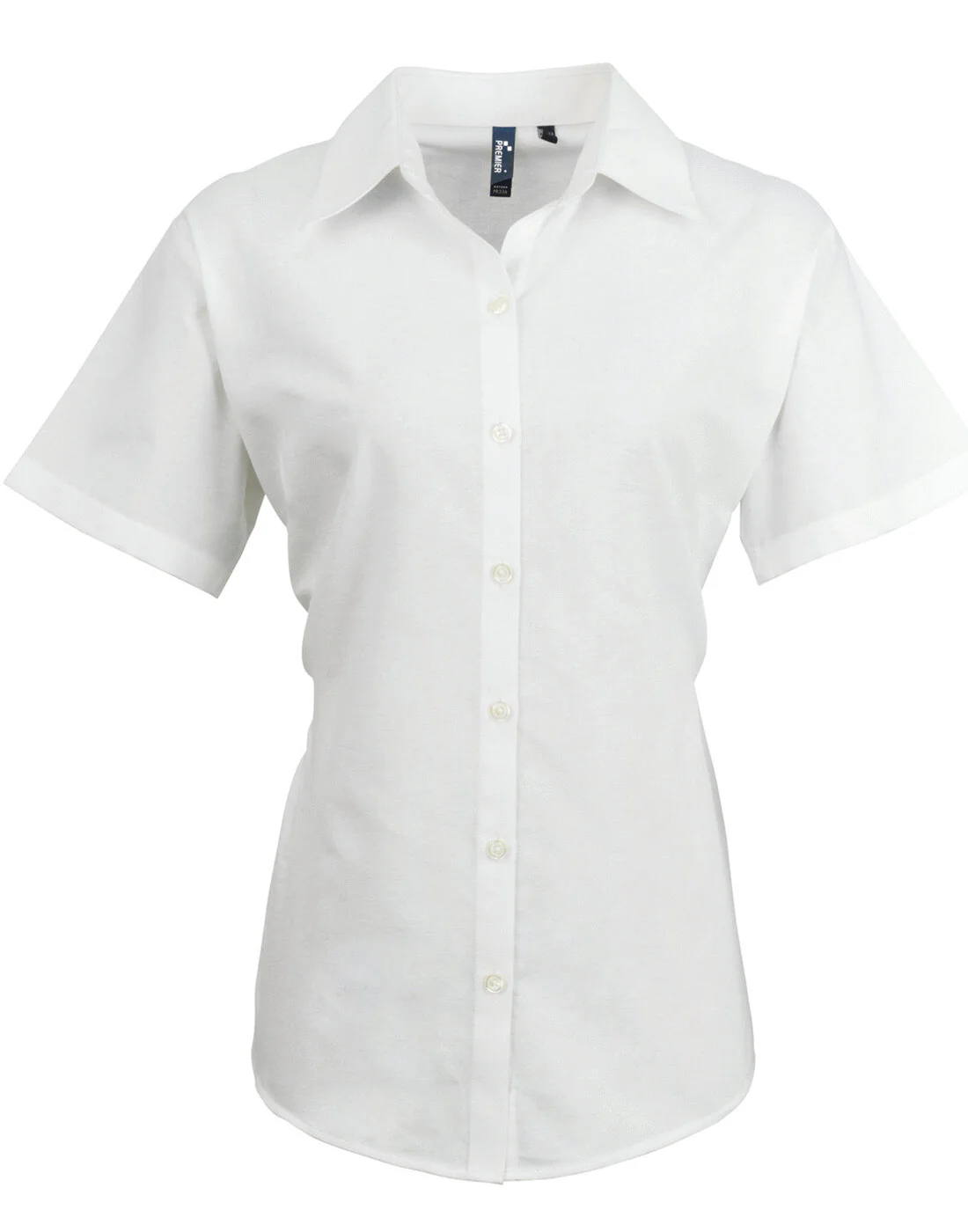 Premier Women's Short Sleeve Signature Oxford Blouse - Image 6